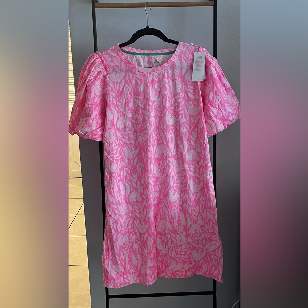 Lilly Pulitzer Mercer Dress in Rousseau Pink Tulip To Tango